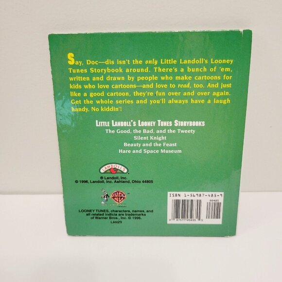 Hare And Space Museum First Edition 1996 Looney Tunes Bugs Bunny Marvin Martian - Picture 4 of 4